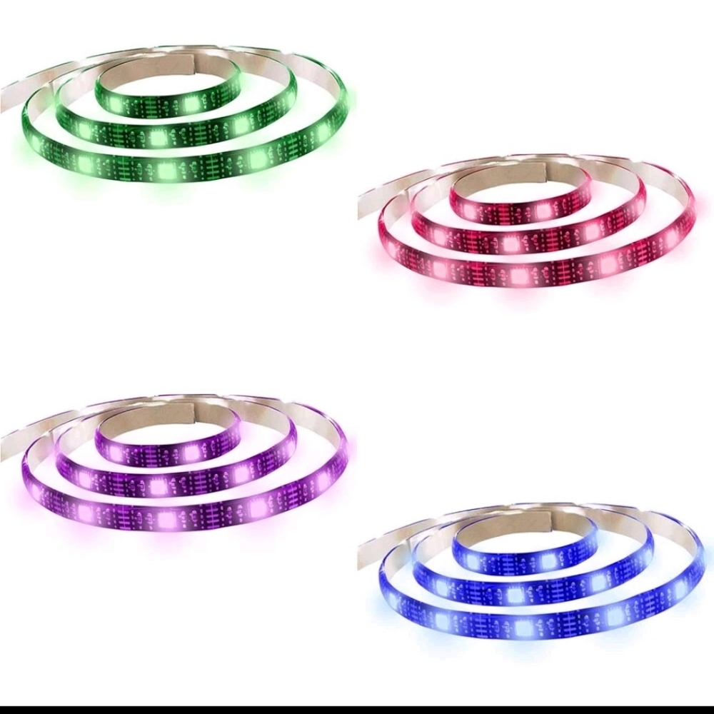 New Monster Multi-Color Multi-White LED Light Strip with Remote (MLB7-1027-BLK) - Picture 4 of 16